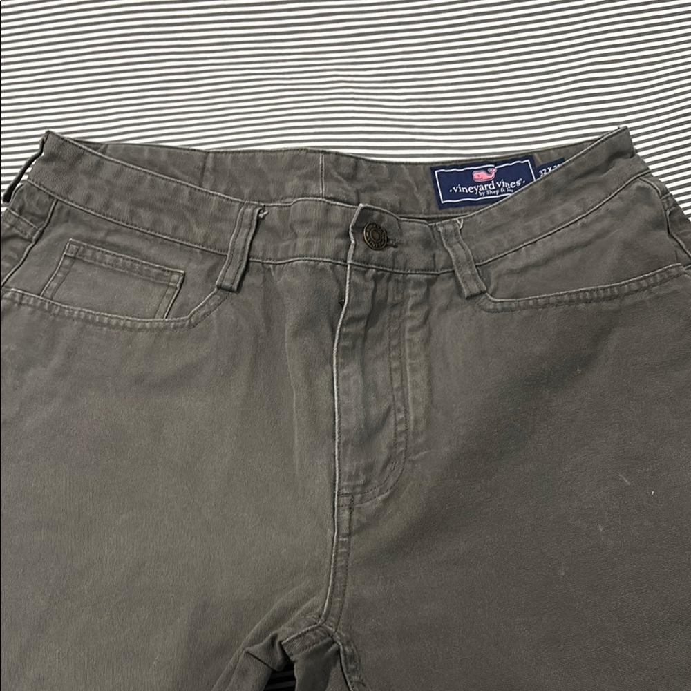 Vineyard Vines Gray 5 Picket Gray Pants. 32x32.